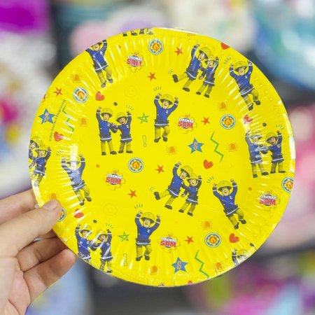 صحون كرتون سامي رجل الاطفاء